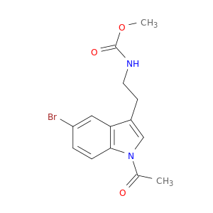 Carbamic acid, [2-(1-acetyl-5-bromo-1H-indol-3-yl)ethyl]-, methyl ester