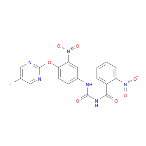 Benzamide,N-[[[4-[(5-iodo-2-pyrimidinyl)oxy]-3-nitrophenyl]amino]carbonyl]-2-nitro-
