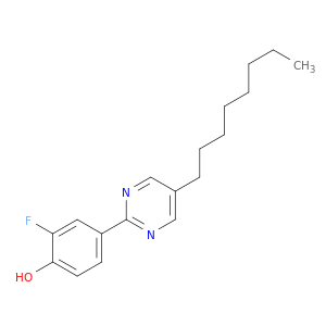 Phenol, 2-fluoro-4-(5-octyl-2-pyrimidinyl)-