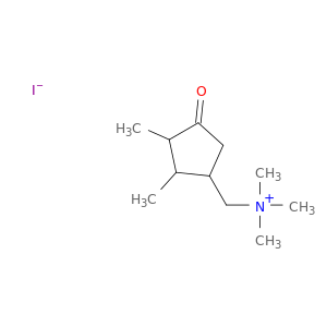 Cyclopentanemethanaminium, N,N,N,2,3-pentamethyl-4-oxo-, iodide