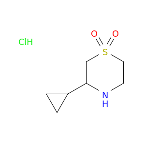 3-Cyclopropyl-1lambda6-thiomorpholine-1,1-dione hydrochloride