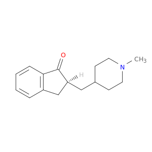 1H-Inden-1-one, 2,3-dihydro-2-[(1-methyl-4-piperidinyl)methyl]-, (S)-