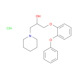 1-Piperidineethanol, a-[(2-phenoxyphenoxy)methyl]-,hydrochloride (1:1)