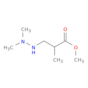 Propanoic acid, 3-(2,2-dimethylhydrazino)-2-methyl-, methyl ester