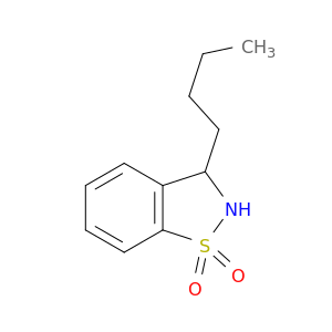 1,2-Benzisothiazole, 3-butyl-2,3-dihydro-, 1,1-dioxide