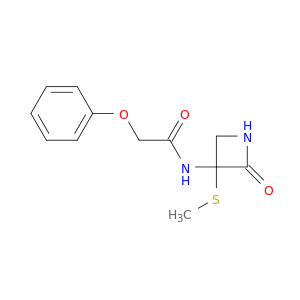 Acetamide, N-[3-(methylthio)-2-oxo-3-azetidinyl]-2-phenoxy-
