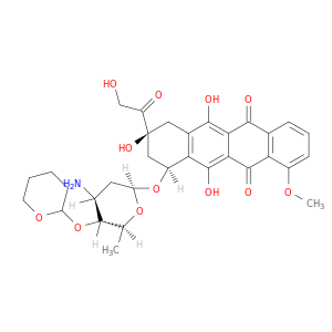 (8S,10S)-10-[(2S,4S,5R,6S)-4-amino-6-methyl-5-(oxan-2-yloxy)oxan-2-yl]oxy-6,8,11-trihydroxy-8-(2-hydroxyacetyl)-1-methoxy-9,10-dihydro-7H-tetracene-5,12-dione