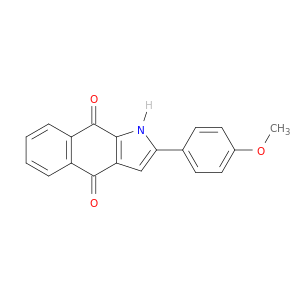 1H-Benz[f]indole-4,9-dione, 2-(4-methoxyphenyl)-