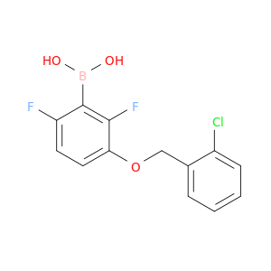 B-[3-[(2-氯苯基)甲氧基]-2,6-二氟苯基]硼酸
