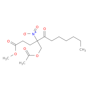 Undecanoic acid, 4-[(acetyloxy)methyl]-4-nitro-5-oxo-, methyl ester