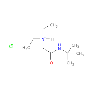 Acetamide,2-(diethylamino)-N-(1,1-dimethylethyl)-, hydrochloride (1:1)