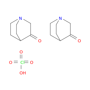 1-Azabicyclo[2.2.2]octan-3-one, perchlorate (2:1)
