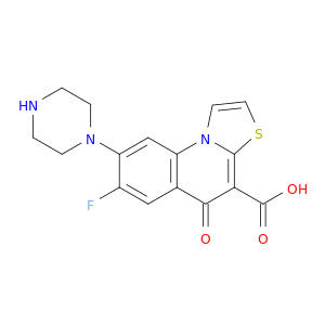 5H-Thiazolo[3,2-a]quinoline-4-carboxylicacid, 7-fluoro-5-oxo-8-(1-piperazinyl)-