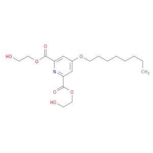 2,6-Pyridinedicarboxylic acid, 4-(octyloxy)-, bis(2-hydroxyethyl) ester