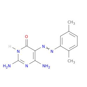 4(3H)-Pyrimidinone, 2,6-diamino-5-[2-(2,5-dimethylphenyl)diazenyl]-