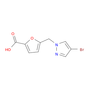 5-[(4-溴-1H-吡唑-1-基)甲基]呋喃-2-羧酸