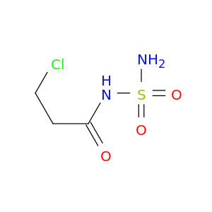 Propanamide, N-(aminosulfonyl)-3-chloro-