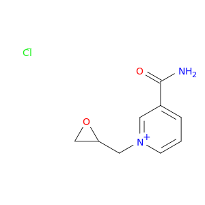 Pyridinium, 3-(aminocarbonyl)-1-(oxiranylmethyl)-, chloride