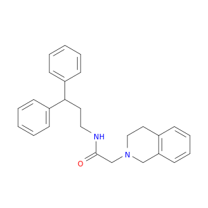 2(1H)-Isoquinolineacetamide, N-(3,3-diphenylpropyl)-3,4-dihydro-