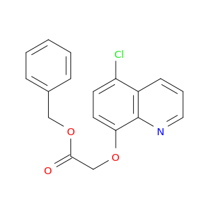 Acetic acid, [(5-chloro-8-quinolinyl)oxy]-, phenylmethyl ester