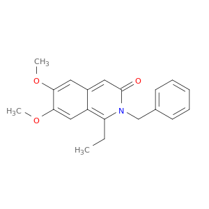 3(2H)-Isoquinolinone, 1-ethyl-6,7-dimethoxy-2-(phenylmethyl)-