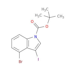4-溴-3-碘吲哚-1-羧酸叔丁酯