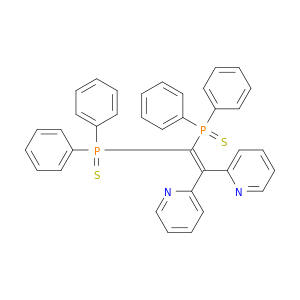 Pyridine, 2,2'-[2,2-bis(diphenylphosphinothioyl)ethenylidene]bis-