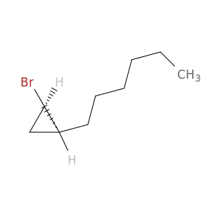 Cyclopropane, 1-bromo-2-hexyl-, cis-