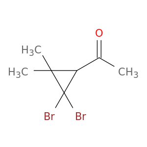 Ethanone, 1-(2,2-dibromo-3,3-dimethylcyclopropyl)-