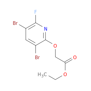 Acetic acid, [(3,5-dibromo-6-fluoro-2-pyridinyl)oxy]-, ethyl ester