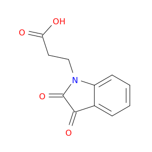 3-(2,3-二氧代吲哚啉-1-基)丙酸