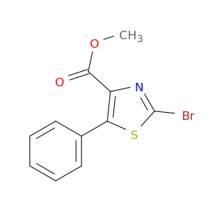 4-Thiazolecarboxylic acid, 2-bromo-5-phenyl-, methyl ester