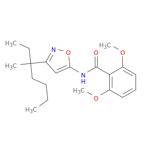 Benzamide, N-[3-(1-ethyl-1-methylpentyl)-5-isoxazolyl]-2,6-dimethoxy-