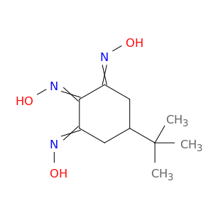 1,2,3-Cyclohexanetrione, 5-(1,1-dimethylethyl)-, trioxime
