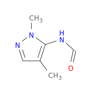 Formamide, N-(1,4-dimethyl-1H-pyrazol-5-yl)-