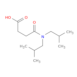 Butanoic acid, 4-[bis(2-methylpropyl)amino]-4-oxo-