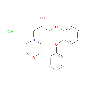 4-Morpholineethanol, a-[(2-phenoxyphenoxy)methyl]-,hydrochloride (1:1)