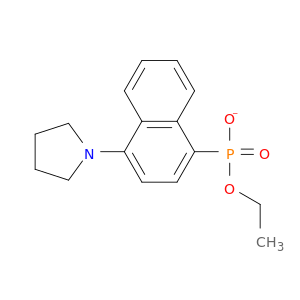 Phosphonic acid, [4-(1-pyrrolidinyl)-1-naphthalenyl]-, monoethyl ester