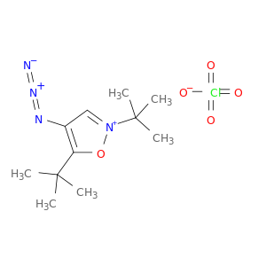 Isoxazolium, 4-azido-2,5-bis(1,1-dimethylethyl)-, perchlorate