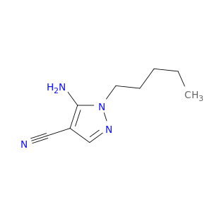 1H-Pyrazole-4-carbonitrile, 5-amino-1-pentyl-
