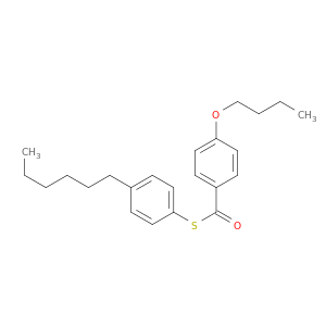 Benzenecarbothioic acid, 4-butoxy-, S-(4-hexylphenyl) ester