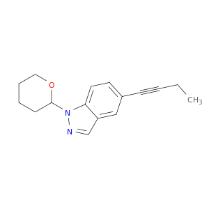 5-(But-1-yn-1-yl)-1-(tetrahydro-2H-pyran-2-yl)-1H-indazole