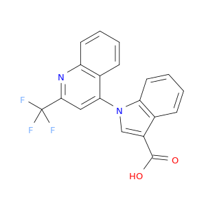 1H-Indole-3-carboxylic acid, 1-[2-(trifluoromethyl)-4-quinolinyl]-