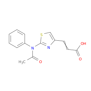 3-[2-(N-Phenylacetamido)-1,3-thiazol-4-yl]prop-2-enoic Acid