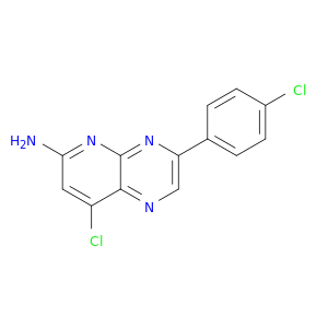 Pyrido[2,3-b]pyrazin-6-amine,8-chloro-3-(4-chlorophenyl)-
