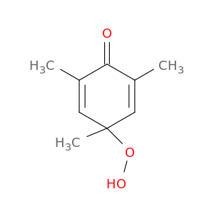 2,5-Cyclohexadien-1-one, 4-hydroperoxy-2,4,6-trimethyl-