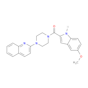 Piperazine, 1-[(5-methoxy-1H-indol-2-yl)carbonyl]-4-(2-quinolinyl)-