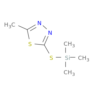 1,3,4-Thiadiazole, 2-methyl-5-[(trimethylsilyl)thio]-