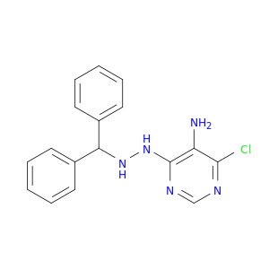5-Pyrimidinamine,4-chloro-6-[2-(diphenylmethyl)hydrazinyl]-