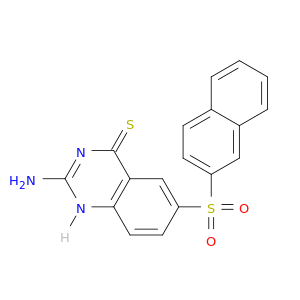 4(1H)-Quinazolinethione, 2-amino-6-(2-naphthalenylsulfonyl)-